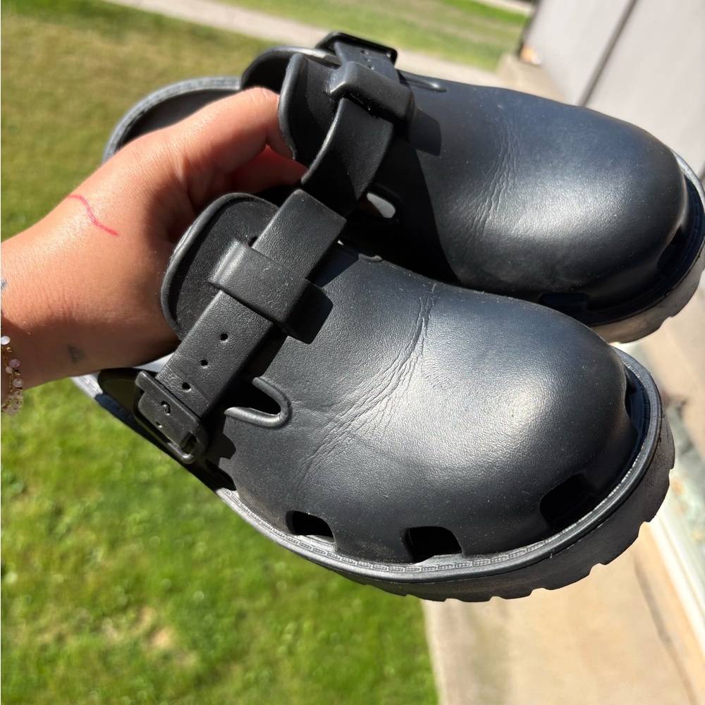 Free People Karlie Buckle Clog - Black